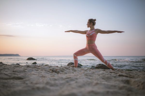 Yoga am Strand