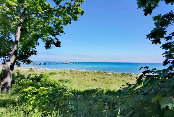 Blick auf die blaue Ostsee