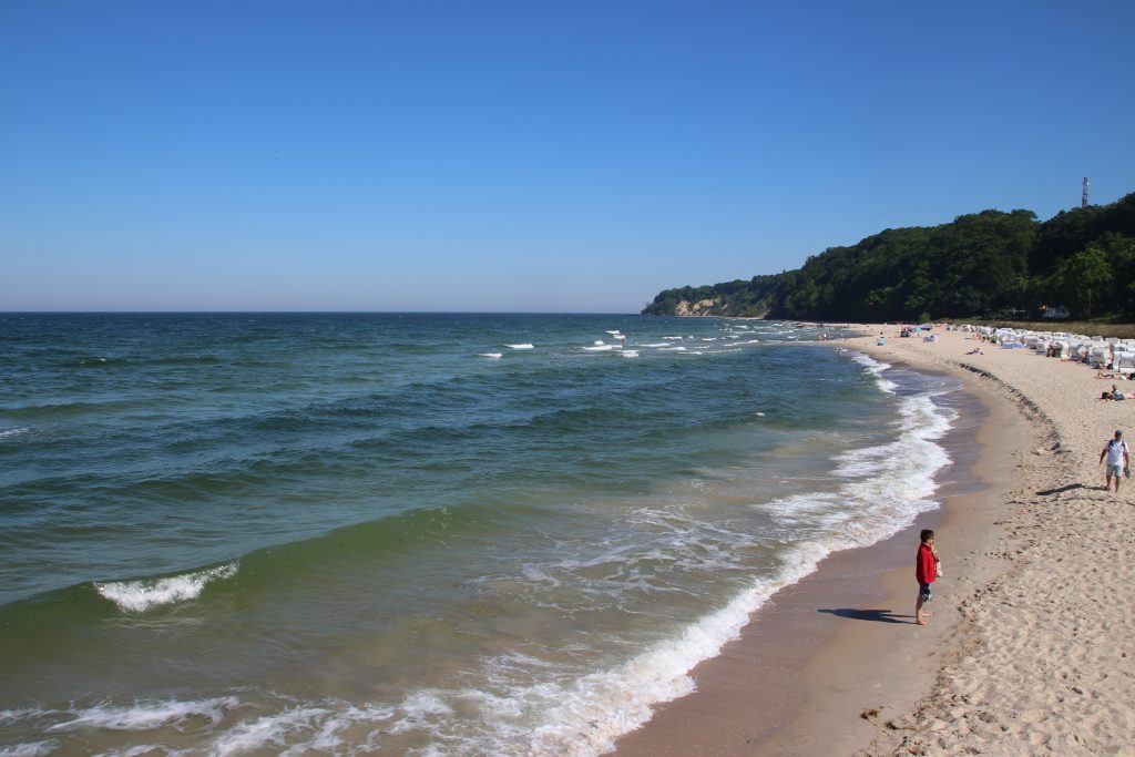 Am Strand im Ostseebad Göhren